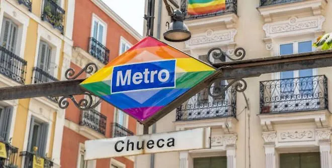 Acogedor Apartamento Exterior Con Balcon En El Barrio De Chueca, Gran Via Con Aire Acondicionado Madrid, Spagna